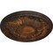 Ekena Millwork Wakefield Ceiling Medallion (Fits Canopies up to 3 5/8"), Hand-Painted Rust, 11 3/4"OD x 1 1/4"P CM11WARUS - alternate 2